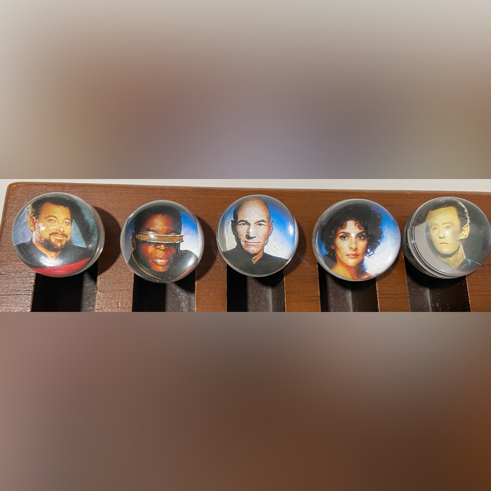90’s Star Trek the Next Generation Acrylic Marbles